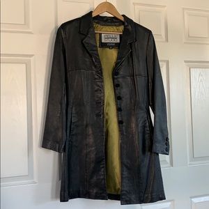 Women’s Pelle Studio Wilson’s long leather coat